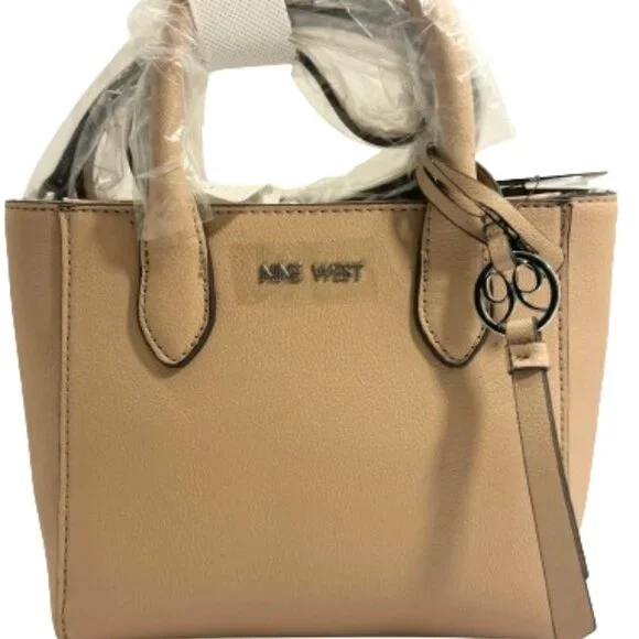 NWT Nine West Maysenn Mini Crossbody Purse Satchel Barely Nude 👜 - Picture 8 of 9